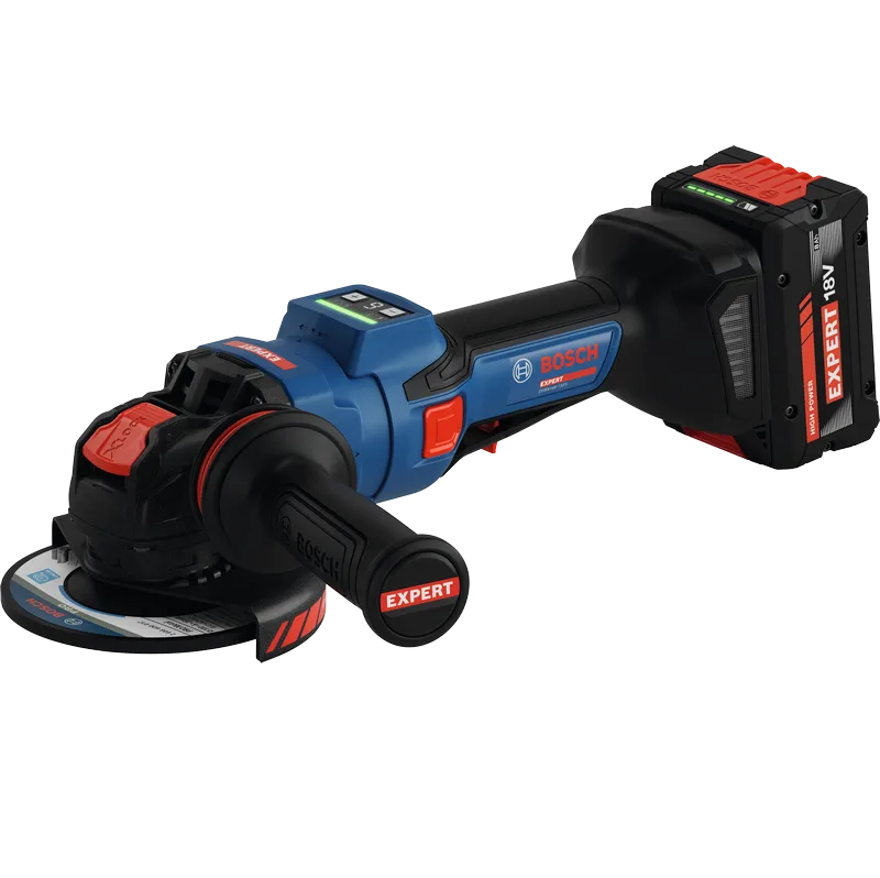 Акумулаторен ъглошлайф BOSCH, EXWX18V-15PS / 06019M6500